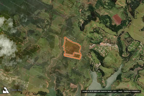 Imagem de satélite de SITIO PETROPOLIS em JOANÓPOLIS - SP