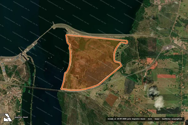 Imagem de satélite de Sitio Vila Nova em CASTILHO - SP