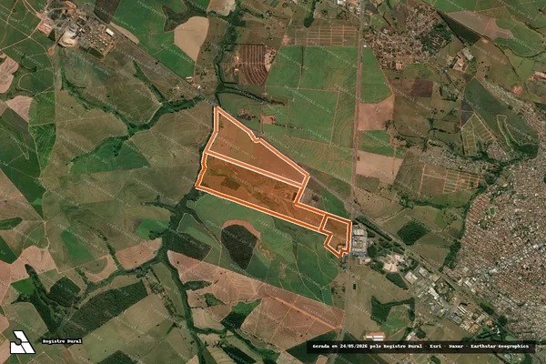 Imagem de satélite de FAZENDA NOSSA SENHORA DE FATIMA em GUAIÇARA - SP