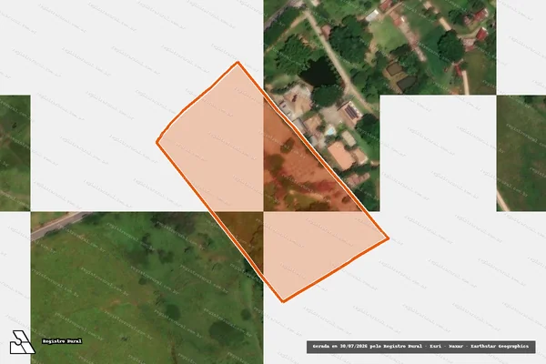 Imagem de satélite de Recanto Das Aninhas em TAUBATÉ - SP