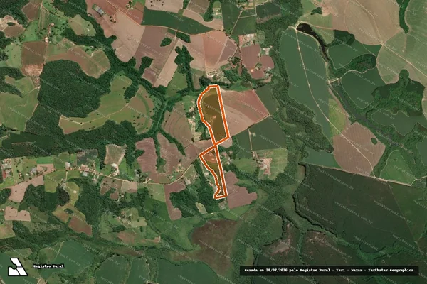 Imagem de satélite de Sitio Santo Antonio em BURI - SP