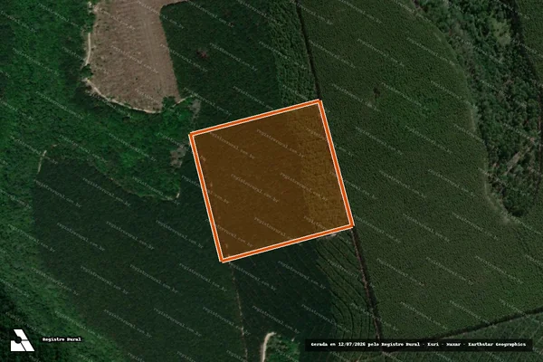 Imagem de satélite de HORTO FLORESTAL VORTURUA em Guareí - SP