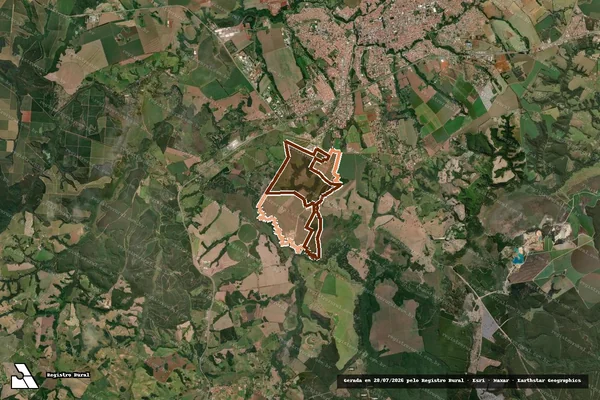 Imagem de satélite de FAZENDA BOA VISTA em ITAPETININGA - SP