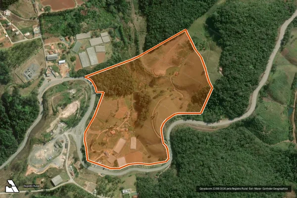 Imagem de satélite de Sitio Sao Luiz em GUAPIARA - SP