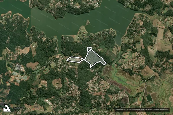 Imagem de satélite de Sitio Santo Antonio em IBIÚNA - SP