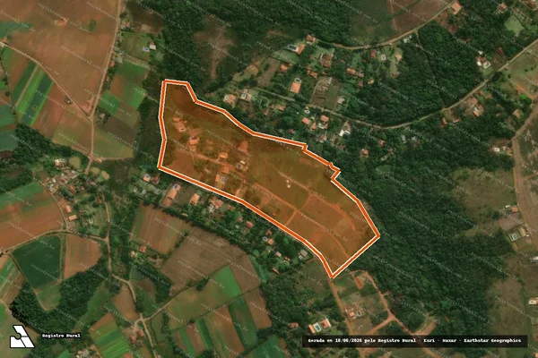 Imagem de satélite de Sitio Irmaos Ferreira em IBIÚNA - SP