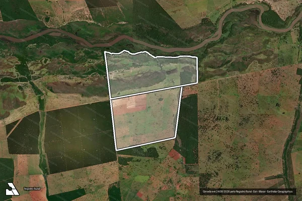 Imagem de satélite de Fazenda Sobradinho em BATAGUASSU - MS