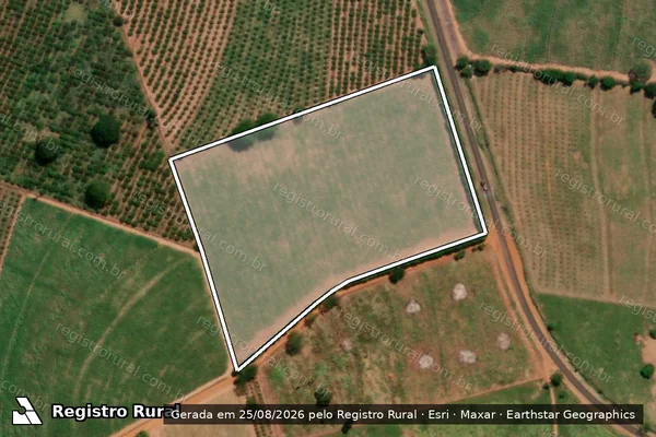 Imagem de satélite de Estancia Tres Irmaos em URUPÊS - SP