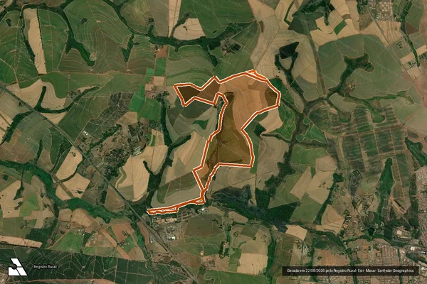 Imagem de satélite de Fazenda Santa Carolina dos 5 R em MATÃO - SP