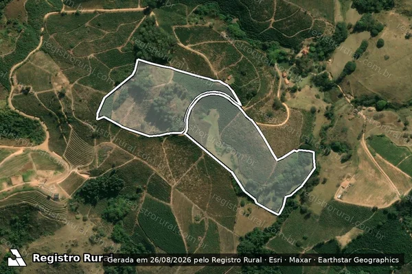 Imagem de satélite de SITIO SANTA TEREZA - GLEBA 3 em ESPÍRITO SANTO DO PINHAL - SP