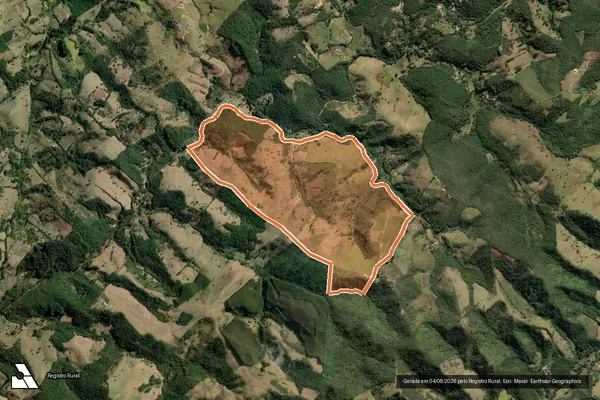 Imagem de satélite de FAZENDA CANDEIA em CUNHA - SP