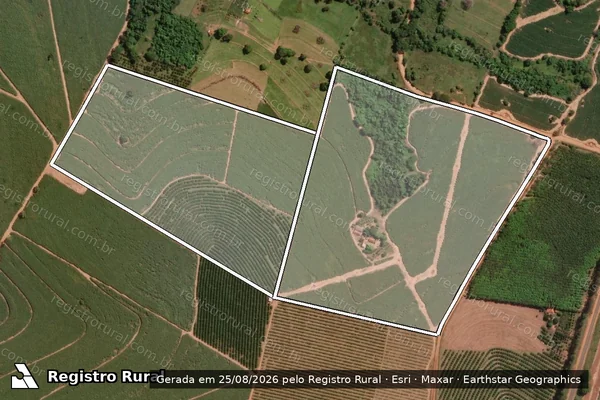 Imagem de satélite de Estancia Santo Expedito em URUPÊS - SP
