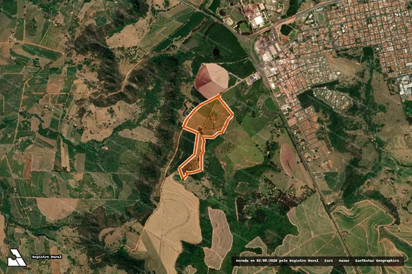 Imagem de satélite de Sítio Saltinho em MONTE ALTO - SP