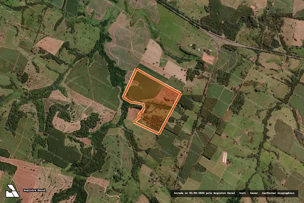 Imagem de satélite de Estancia Santa Isabel em POLONI - SP