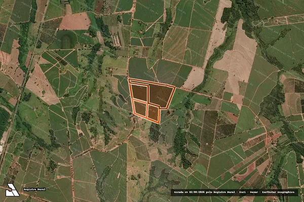Imagem de satélite de ESTANCIA KAMILLE em URUPÊS - SP