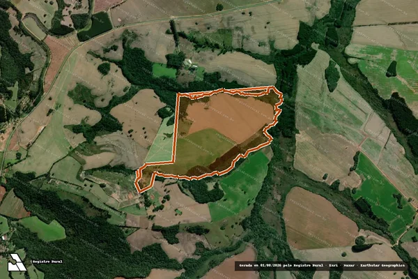 Imagem de satélite de FAZENDA TIROL em PONTA GROSSA - PR