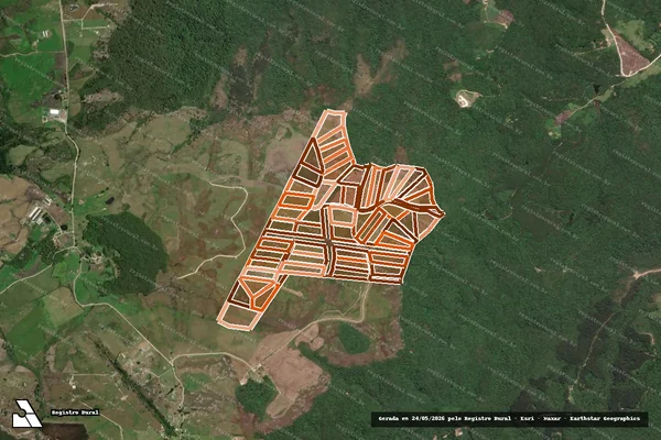 Imagem de satélite de RESERVA PURUNA 01 em BALSA NOVA - PR