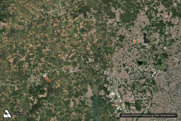 Imagem de satélite de Timbuva em CAMPO LARGO - PR