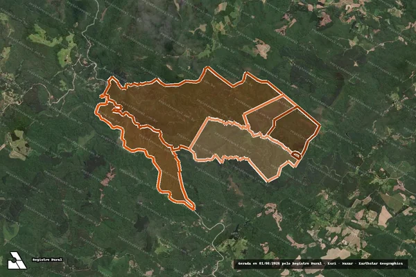 Imagem de satélite de FAZENDA FELPUDO - LOTE "D" em CAMPO LARGO - PR