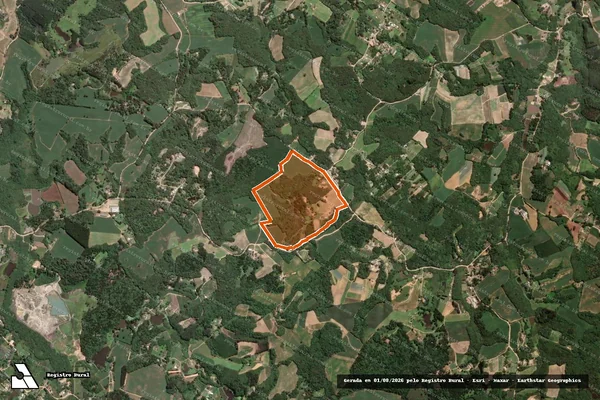 Imagem de satélite de Chacara Sao Cristovao em FAZENDA RIO GRANDE - PR