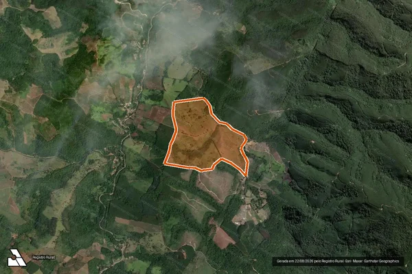Imagem de satélite de Sitio Do Lourival em CERRO AZUL - PR
