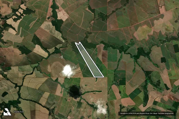 Imagem de satélite de FAZENDA ANHUMAI - LOTES 12 E 14-2 em TAMBOARA - PR