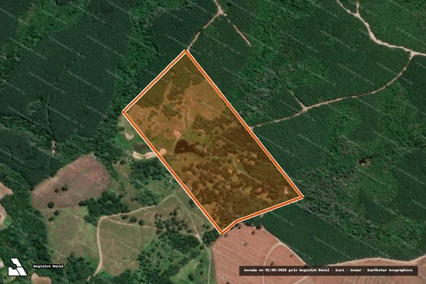 Imagem de satélite de CHACARA NHAPINDA I em CAMPO DO TENENTE - PR
