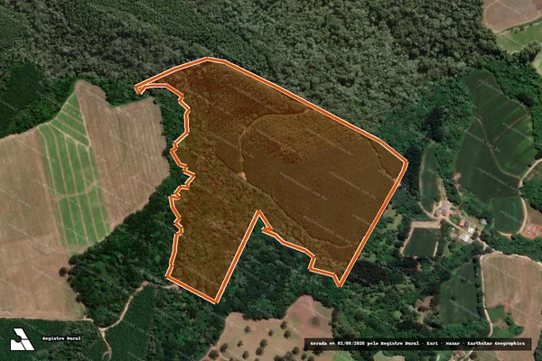 Imagem de satélite de Fazenda Serrinha I em CAMPO DO TENENTE - PR