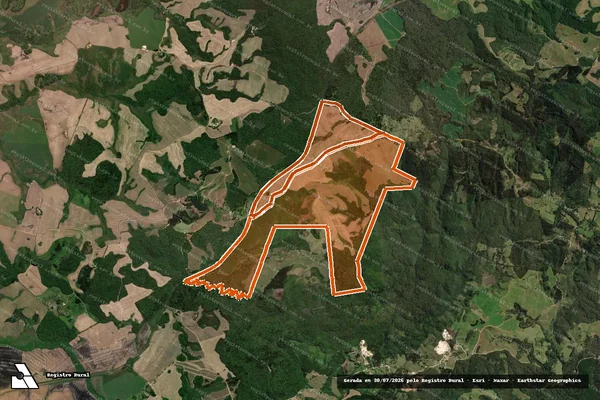 Imagem de satélite de Fazenda Taynan em CASTRO - PR