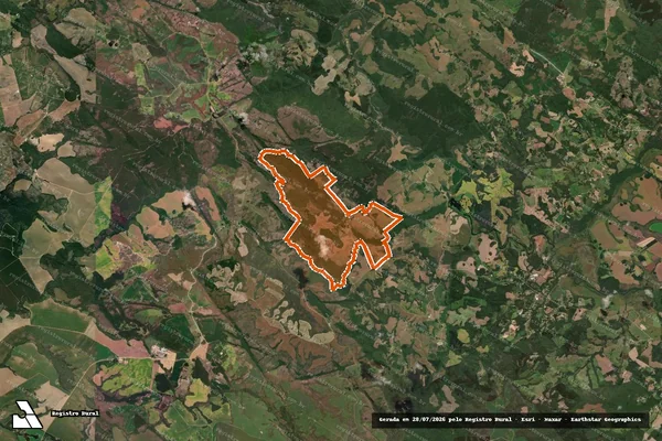 Imagem de satélite de FAZENDA GRAÇOIAVA em CASTRO - PR