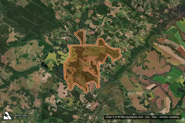 Imagem de satélite de Fazenda Sao Paulo em CASTRO - PR
