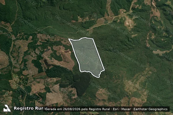 Imagem de satélite de Fazenda Itapara I em IRATI - PR