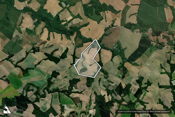 Imagem de satélite de SITIO DAS PALMEIRAS em PRUDENTÓPOLIS - PR