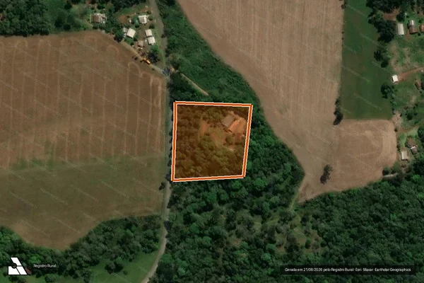 Imagem de satélite de SAO AMBROSIO em PRUDENTÓPOLIS - PR