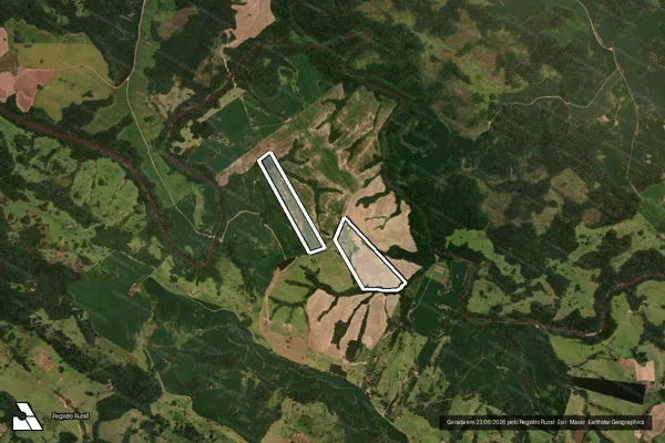 Imagem de satélite de Sitio Nova Esperanca em ORTIGUEIRA - PR
