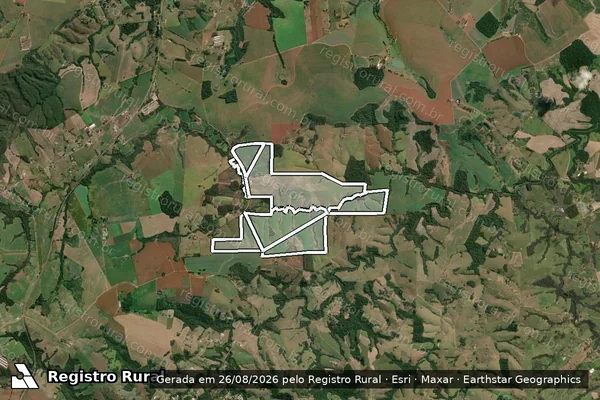 Imagem de satélite de FAZENDA NOSSA SENHORA DE FÁTIMA em CONSELHEIRO MAIRINCK - PR