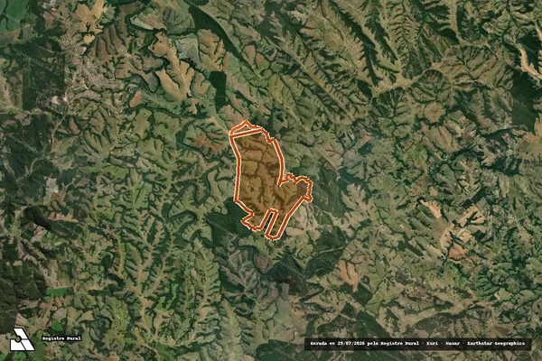Imagem de satélite de FAZENDA SAO JOSE em IBAITI - PR