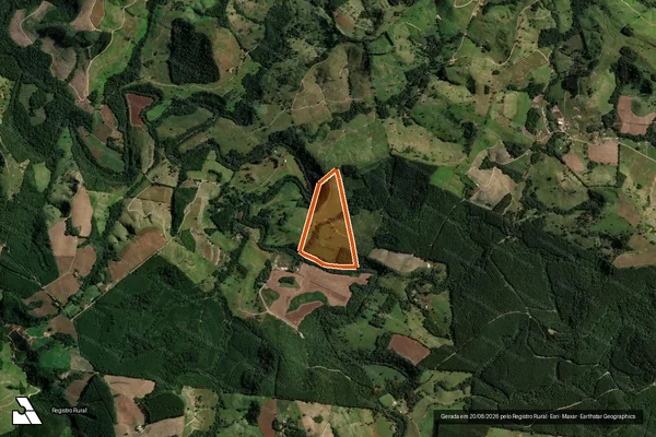 Imagem de satélite de FAZENDA RECANTO DO JACU III em RESERVA - PR