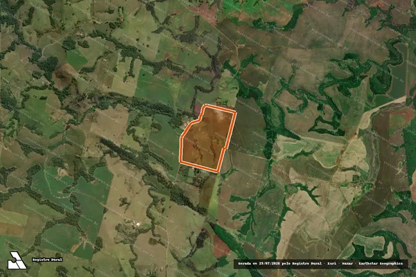 Imagem de satélite de Sitio Pé Da Serra em SAPOPEMA - PR