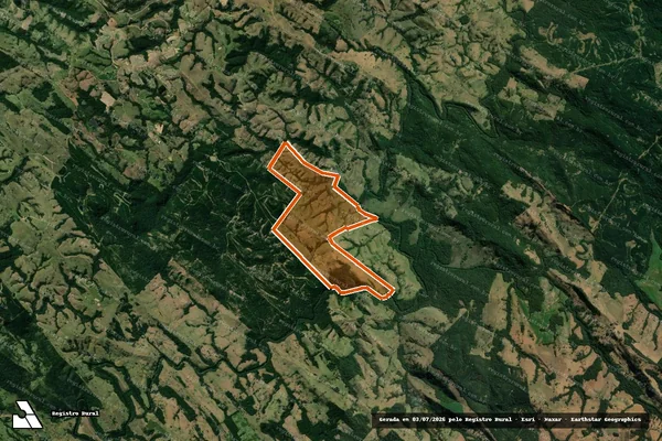 Imagem de satélite de Fazenda Do Tigre em SAPOPEMA - PR