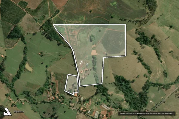 Imagem de satélite de SITIO CACHOEIRA em SIQUEIRA CAMPOS - PR