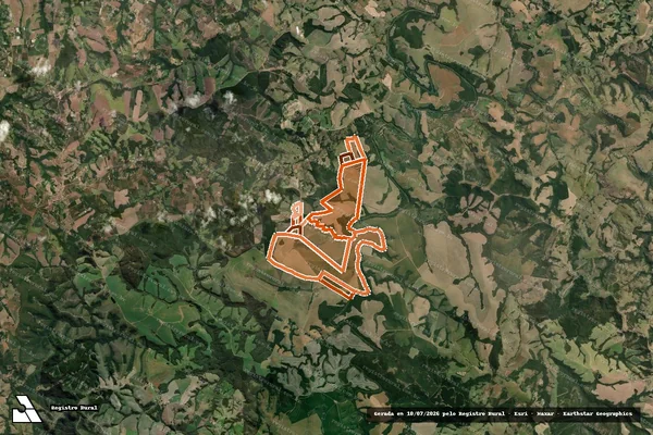 Imagem de satélite de ESTANCIA CMG AGROPASTORIL em PINHALÃO - PR