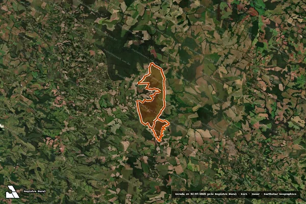 Imagem de satélite de Lotes Rurais 79/C e 76/C em CASCAVEL - PR