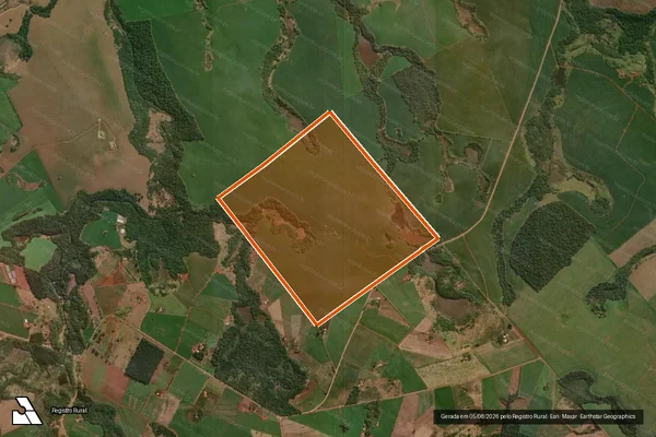 Imagem de satélite de FAZENDA SANTA BARBARA em CONGONHINHAS - PR