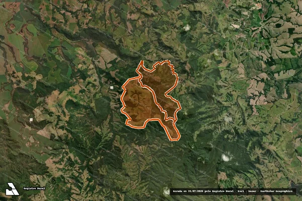 Imagem de satélite de FAZENDA LAGOA em CONGONHINHAS - PR