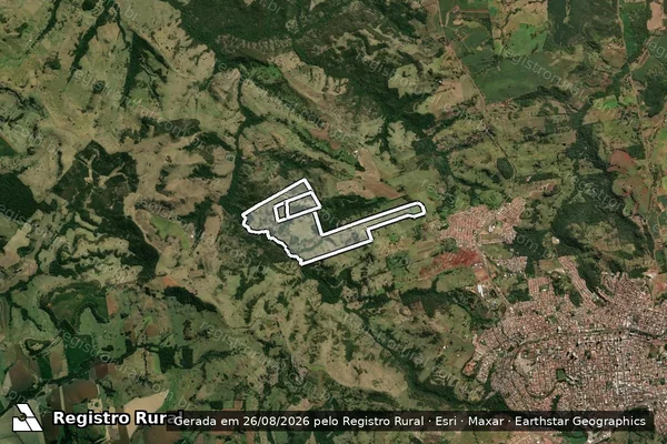 Imagem de satélite de Faz Sao Bento em CORNÉLIO PROCÓPIO - PR
