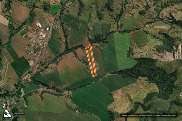 Imagem de satélite de AGROPECUARIA EAS II em CORNÉLIO PROCÓPIO - PR