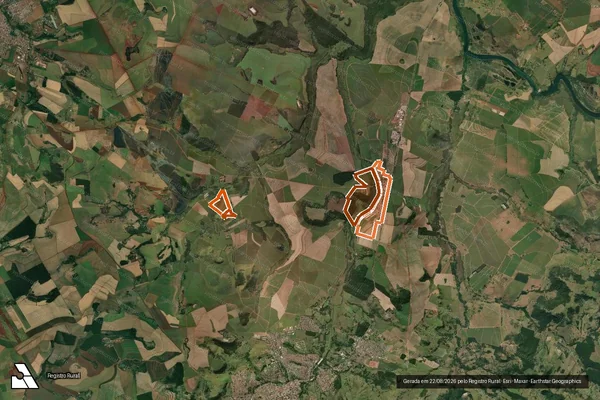 Imagem de satélite de Companhia Agicola U. Jacarezinho em JACAREZINHO - PR