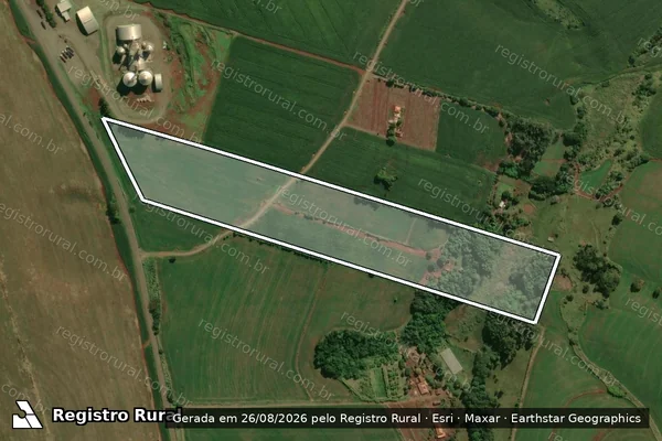 Imagem de satélite de Sitio Hosokawa em NOVA FÁTIMA - PR