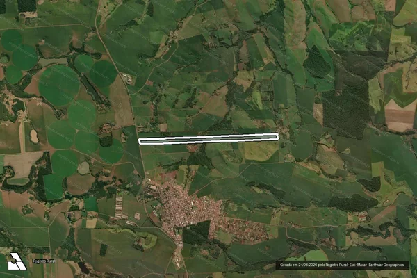 Imagem de satélite de SITIO NOSSA SENHORA DE FATIMA em NOVA FÁTIMA - PR